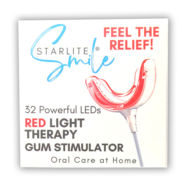 Red Light Therapy Gum Stimulator, Tooth Pain, Receding Gums, Toothache Relief