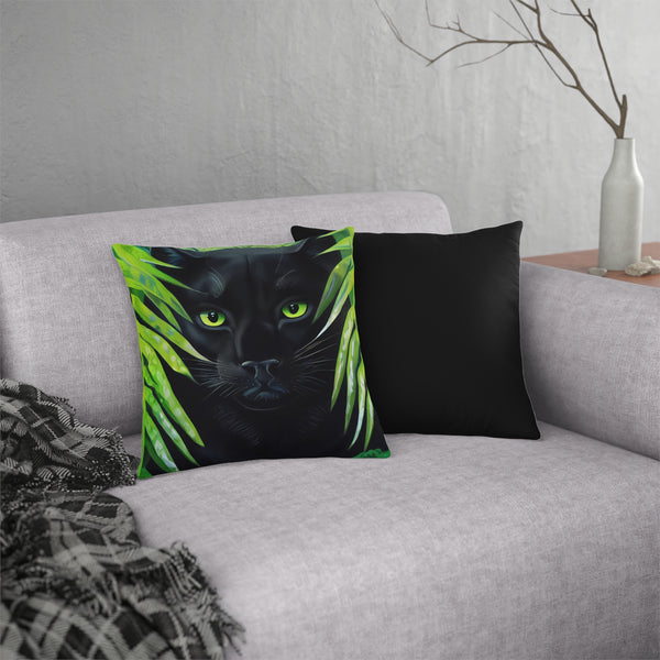 16X16, Psychedelic Animal Print Pillow for Couch, Psychedelic Pillow, Animal Rescuer Gift, Cat Lover, Cat Owner, Psychedelic Art