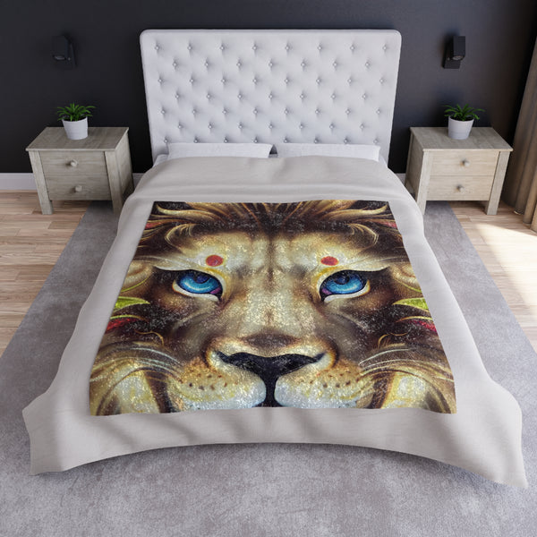 Lion Blanket, Animal Blanket, Animal Blanket Adults, Blanket for Couch, Gifts for Women, Animal Lovers, Psychedelic Blanket