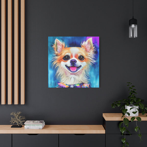 Long Haired Chihuahua, Watercolor Chihuahua Dog Paintings, Cute Chihuahua, Chihuahua Art, Chihuahua Gifts, Dog Lover Gifts for Daughter