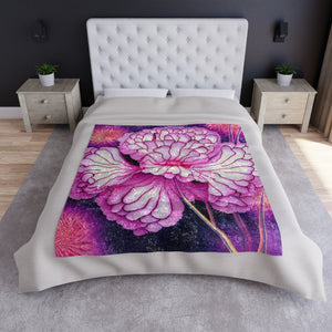 Flower Print Flower Blanket, Psychedelic Blanket, Blanket for Couch, Gifts for Women, Blanket Gifts for Girls. Psychedelic Art