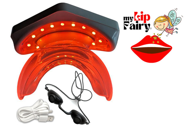 My Lip Fairy Red Light Lip Therapy Infrared Light Therapy & Red Light Lip Plumper.