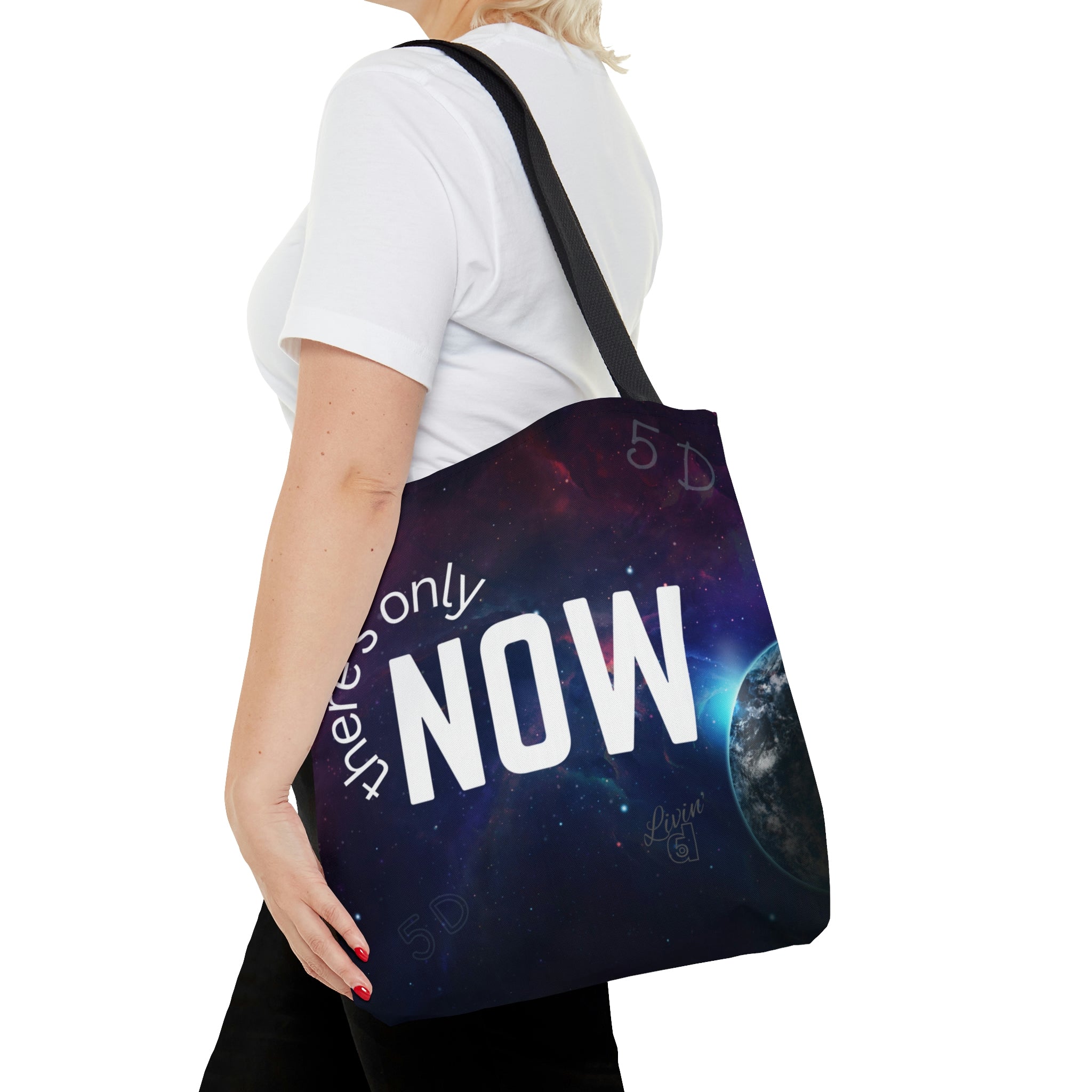 There's Only NOW Inspirational Tote Bag, Inspirational Tote, Tote Bag Aesthetic Quote, Tote Bags Quote, Spiritual Tote Bag, Spiritual Gifts