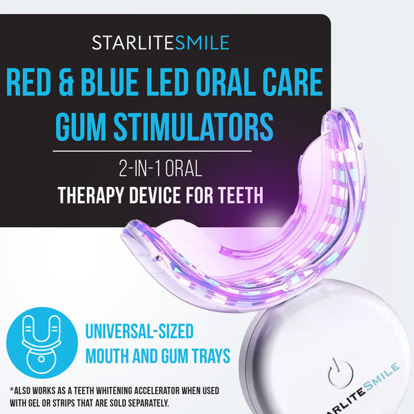 Gum Disease Light, Gum Stimulator, Red Light Therapy, Periodontal Oral Care, Blue Light Therapy, May Help Reduce Tooth Pain Quickly | May Help with issues from Receding Gums & Toothach