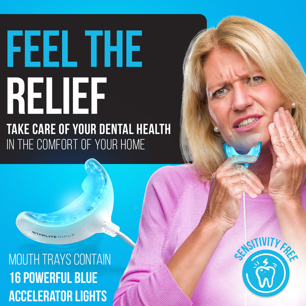 Periodontal Care, Blue Light Therapy Gum Disease Light, Oral Care, 16 LED Blue Light Therapy May Help Reduce Tooth Pain Quickly | May Help with issues from Reduce Receding Gums & Toothache