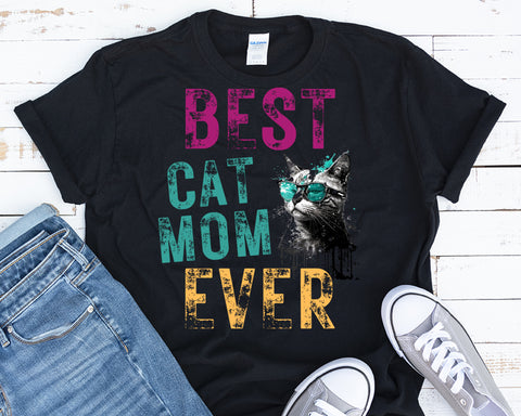 Best Cat Mom Ever Cute Kitten T-shirt, Funny Kitten Shirt, Funny Cat Shirt, Cat Mom, Cat Mom Gifts, Cute Kitten Shirt, Cat Lady Gift