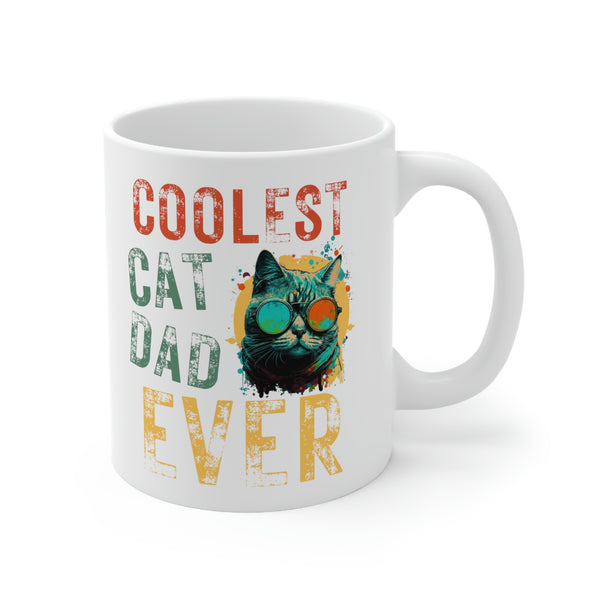 Best Cat Dad Mug, Funny Gift for Cat Dads, Cat Dad Gift, Cat Lover, Best Cat Dad Ever,